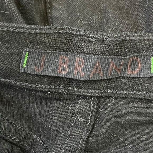J Brand Womens OP Jett Skinny Black Zip Fly Mid Rise Stretch Jeans sz 32 x 29 - Picture 16 of 16